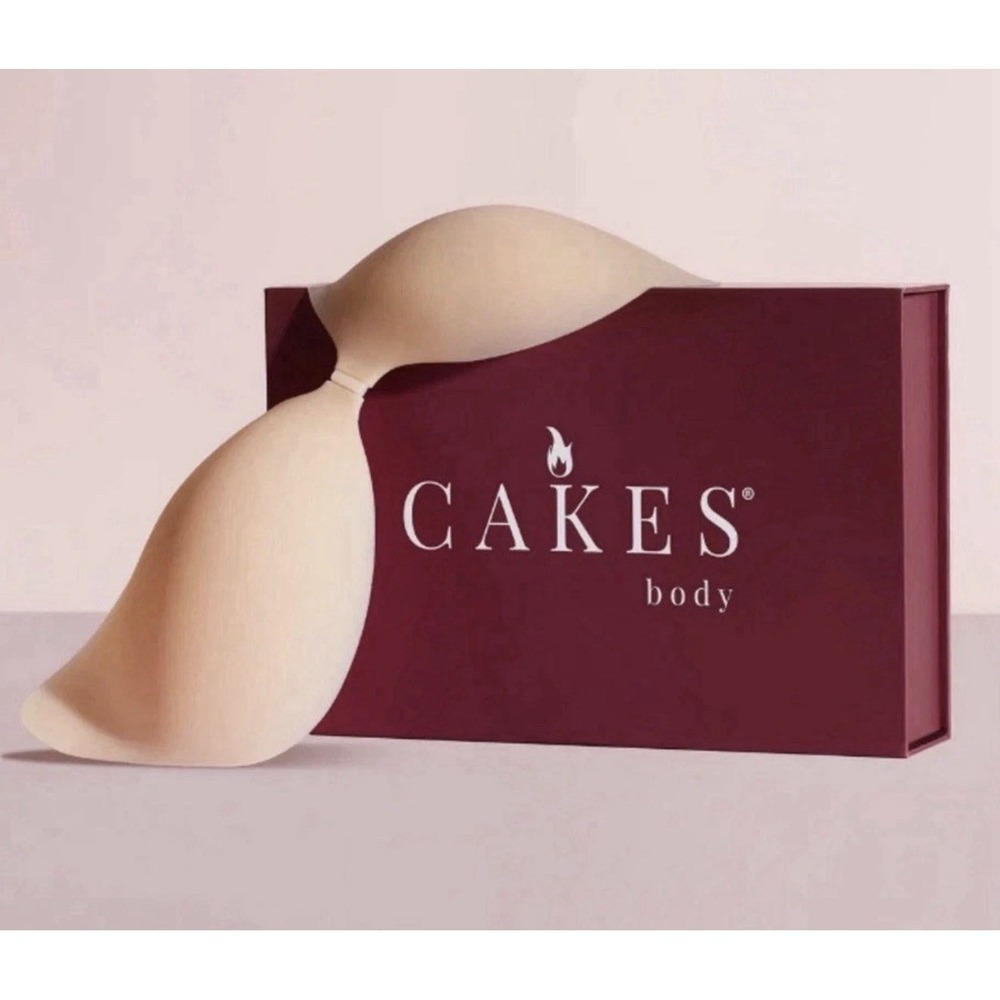Cakes body 100% Silicone Cleavage Bra Medical Grade Adhesive Medium